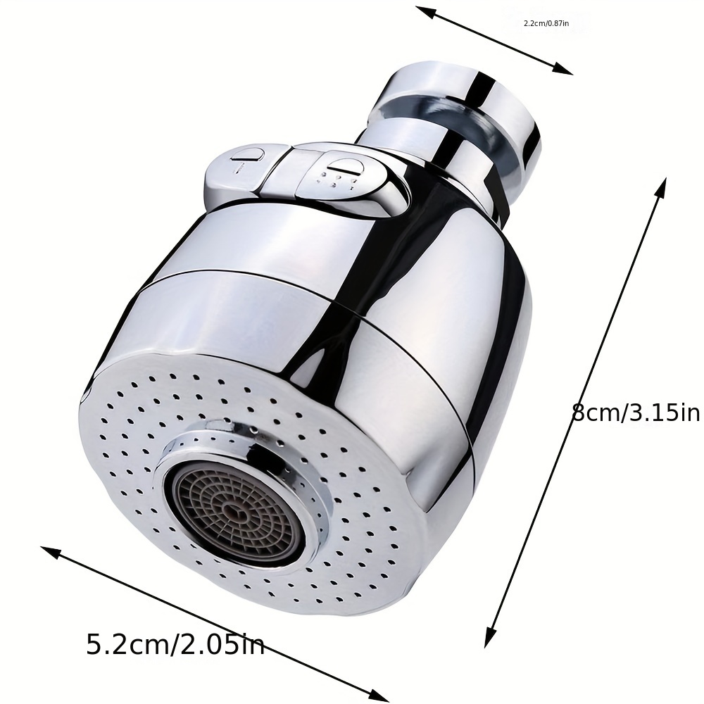 Aireador de grifo giratorio de 360 grados para cocina, difusor de filtro de  pulverizador de modo Dual ajustable, boquilla de ahorro de agua, Conector  de grifo