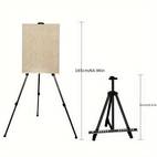 1pc foldable artist easel sketch stand adjustable metal display easel painting drawing stand with carrying bag top art supplies for home room living room office decor