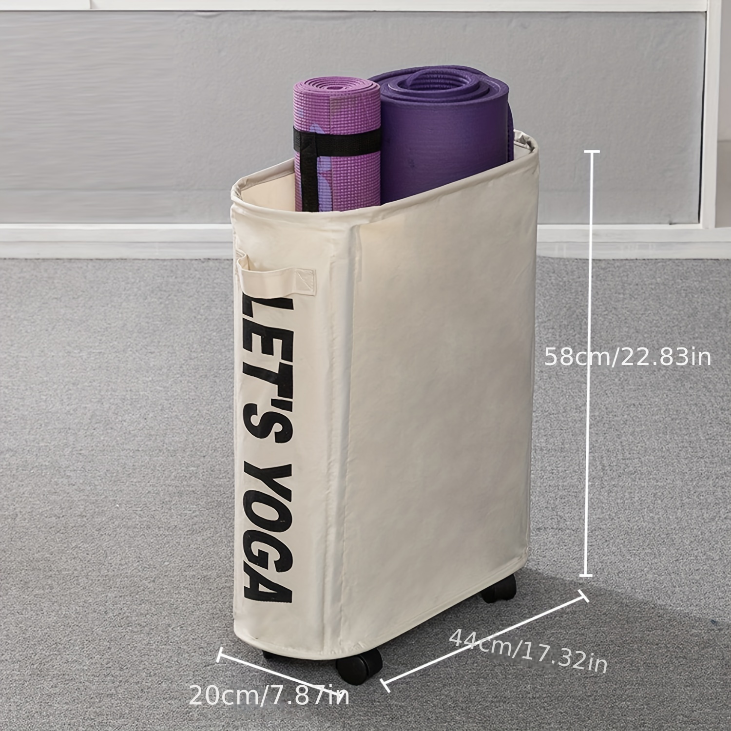 Yoga Mat Storage Basket Fitness Sports Equipment Storage - Temu