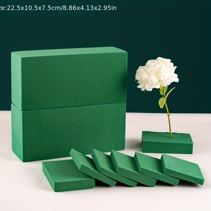 1pc Premium Floral Foam Green Dry And Wet Craft Flower Foam Brick