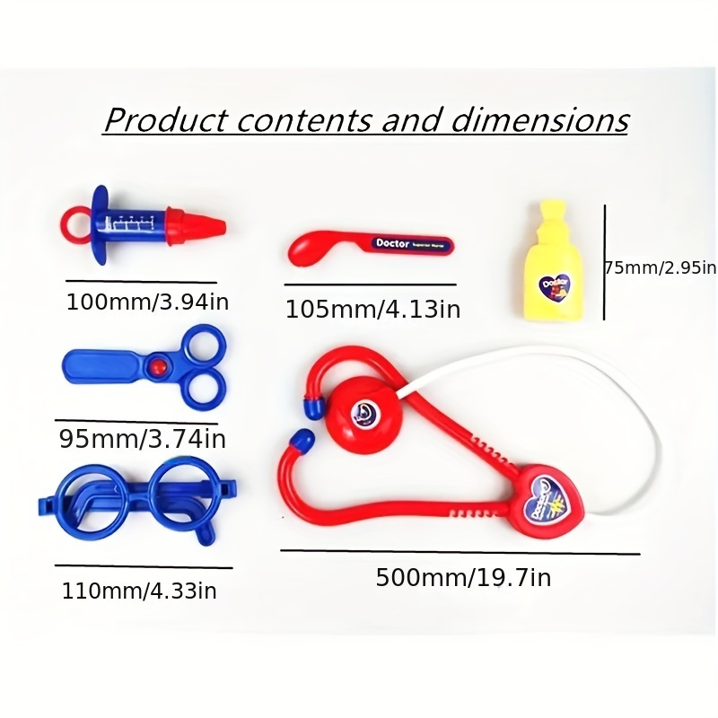 Giocattolo Medico E Infermiera Set Strumenti Rossi Set - Temu Italy