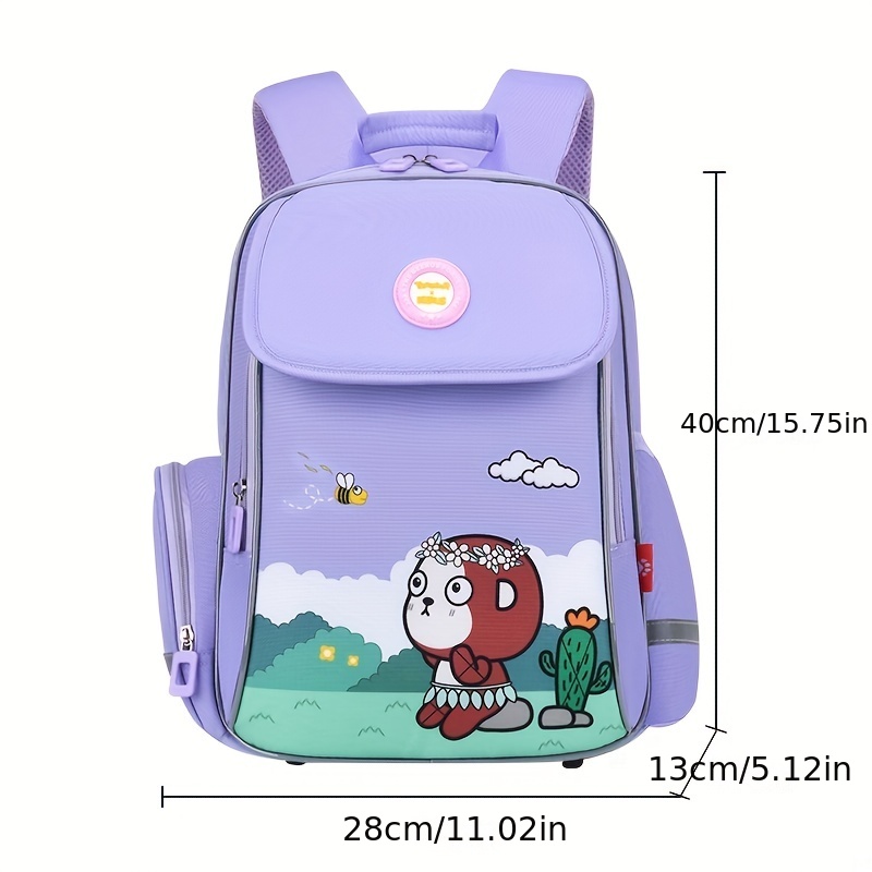 Cartoon Kindergarten Primary School Backpack Spine Protection Bag