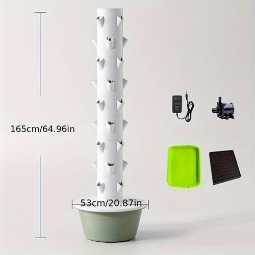 5 7 9 11 tier hydroponic tower vertical hydroponic system soilless rack garden vegetable strawberry planting pipes