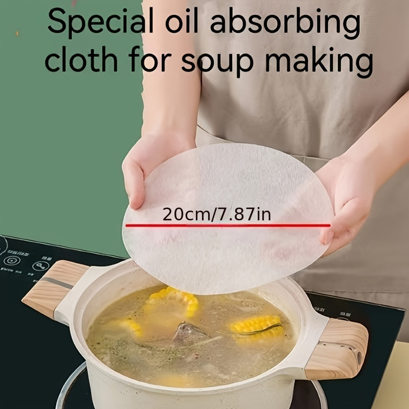 20 sheets oil absorbing paper disposable grease absorbent cloth kitchen gadgets kitchen accessories 2