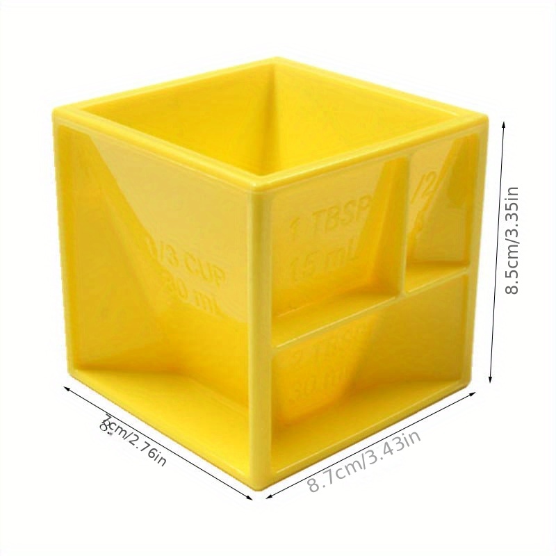 The Kitchen Cube: All-in-1 Measuring Device