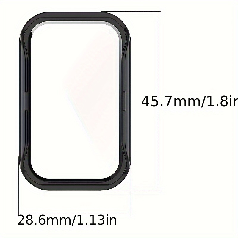 Durable Xiaomi Smart Band 8 screen protector - Black
