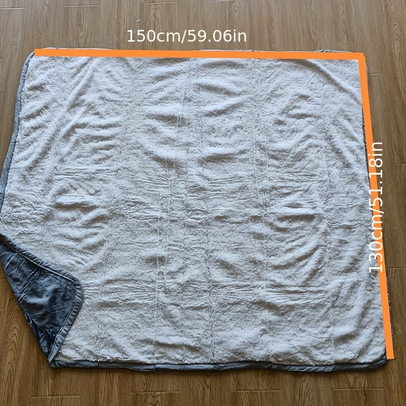 1pc flannel waterproof blanket flannel material warm and comfortable 130cm 150cm soft and breathable small throw blanket nap blanket blanket waterproof function blanket details 9