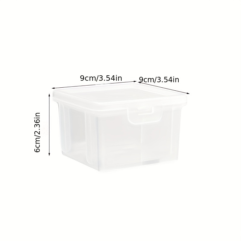 Transparent Spice Storage Box, Clear Plastic Spice Storage Container With Flip  Top Lid, Leak-proof Food Storage Container For Pepper Powder Chili Sauces,  Dust-proof And Moisture-proof Seasoning Box, Kitchen Accessories - Temu