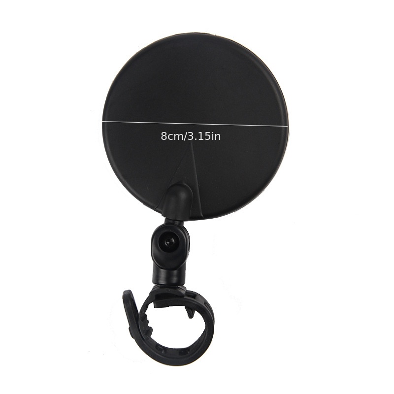 Bike Rearview Mirror Wide Angle Convex Mirror Single Car Mirror