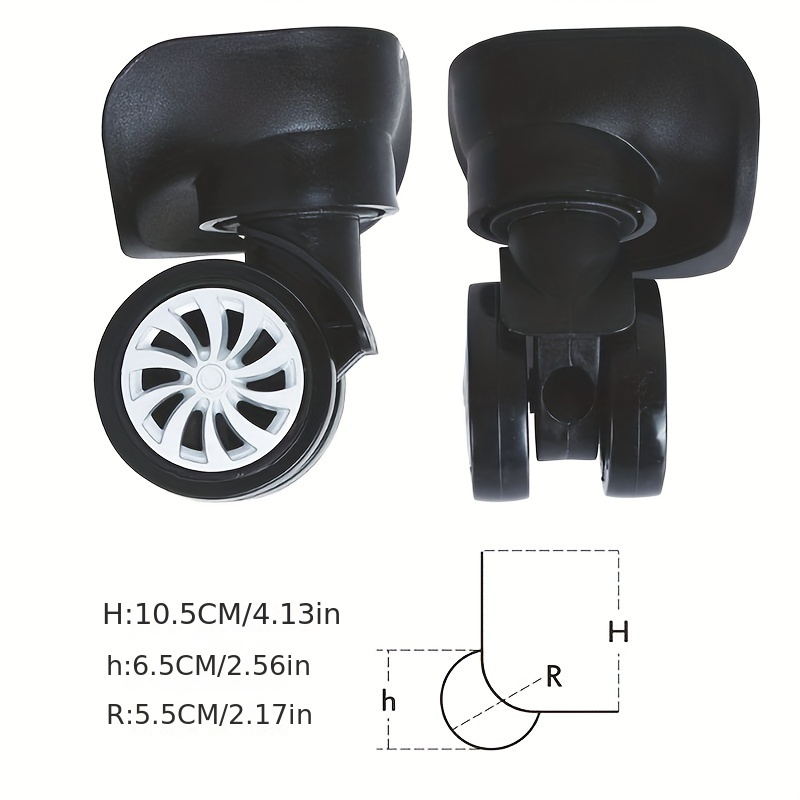 Detachable Replacement Suitcase Wheels Versatile Spinner - Temu Canada