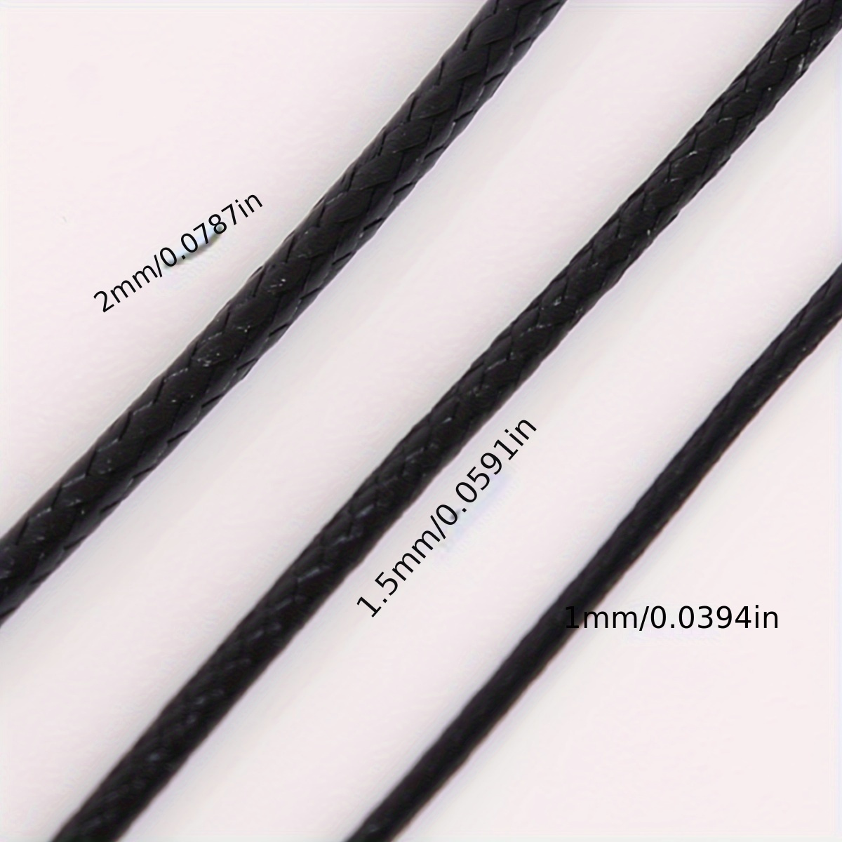 Korean Wax Thread Necklace Rope Wax Rope Imitation Leather - Temu