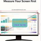 24 inch 16 9 desktop computer monitor computer privacy screen filter suitable for thunder god philips shield detachable anti blue light glare cover anti screen panel home office setup eye prevention sleek monitor design screen cover durable filter panel detachable cover remote workers office professionals