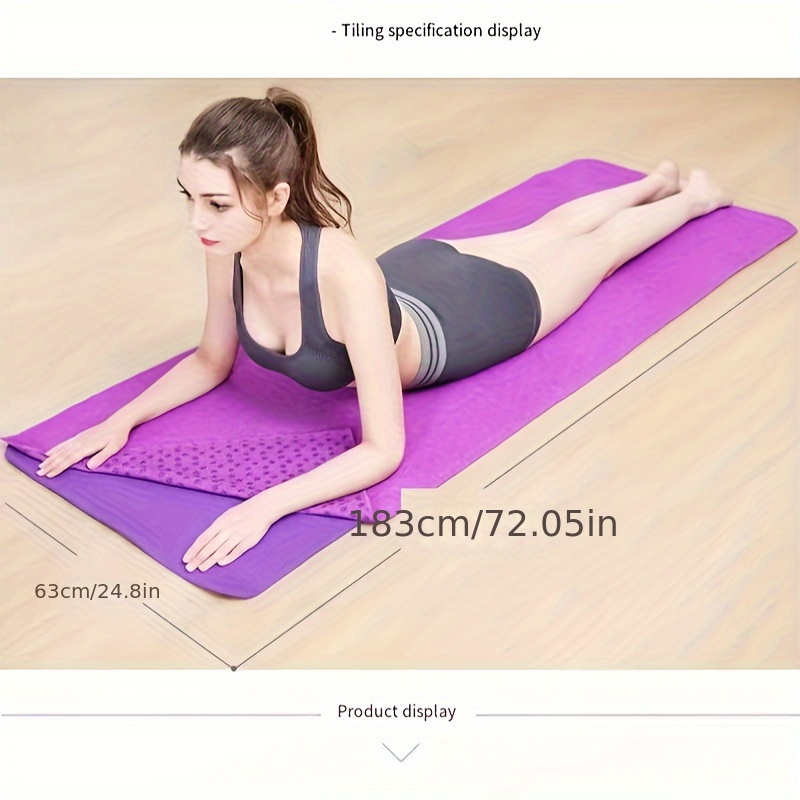 Esterilla de Yoga para Pilates, toallas antideslizantes de fibra