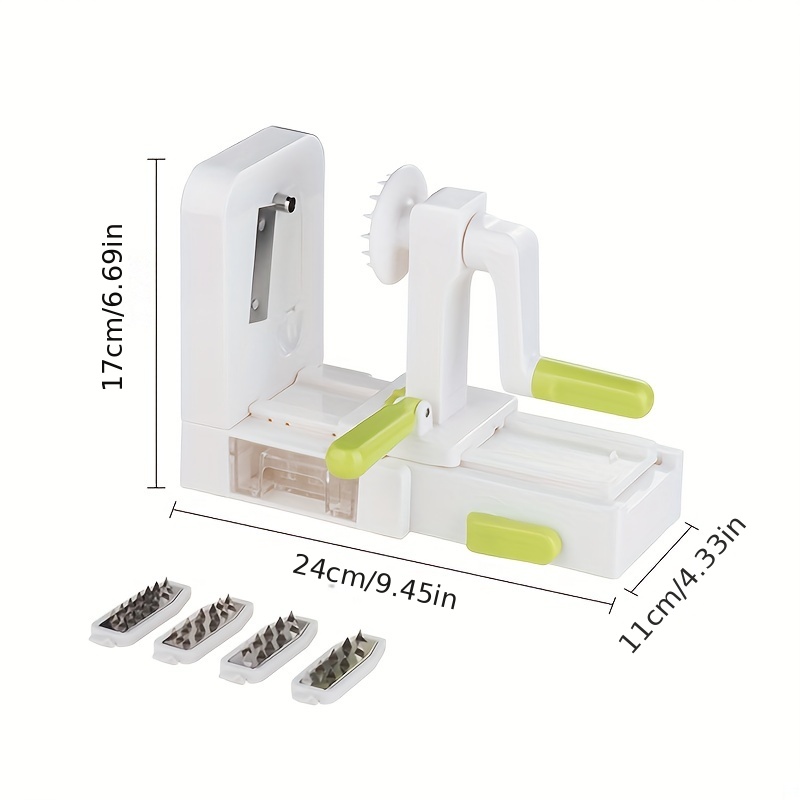 Vegetable Spiralizer Manual Vegetable Slicer Foldable - Temu