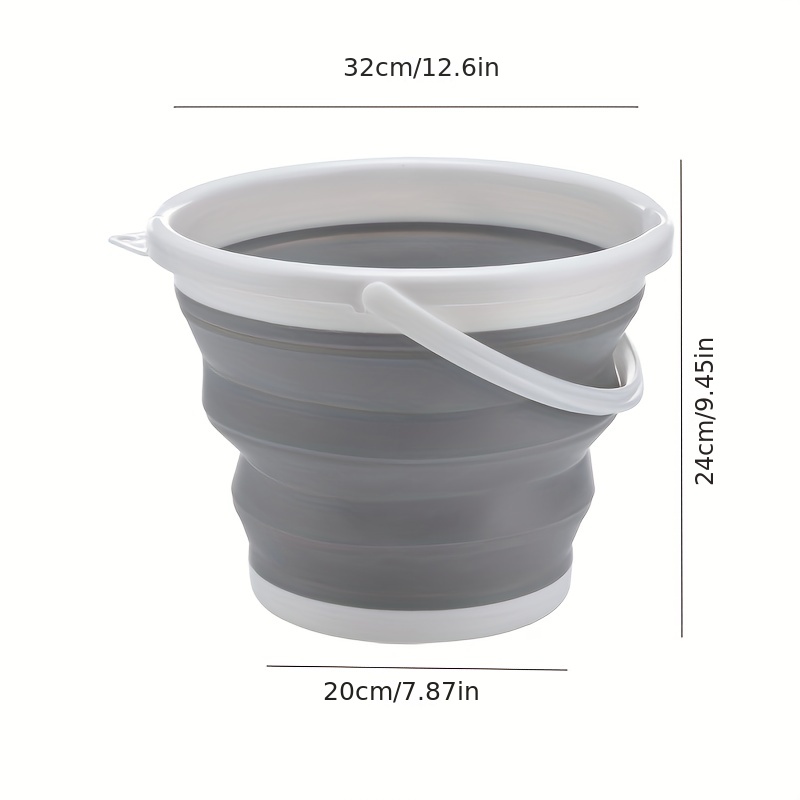 Collapsible Silicone Bucket For Fishing And Car Wash - Temu