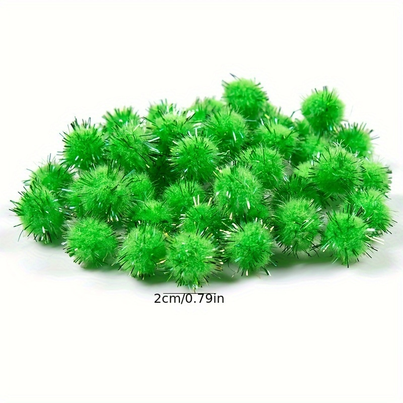 300pcs/500pcs 0.39inch Colorful Pom Pom Balls, Plush Velvet Balls For Arts  And Crafts, Handcraft Pom Pom Balls, Holiday Decoration, Christmas Decorati