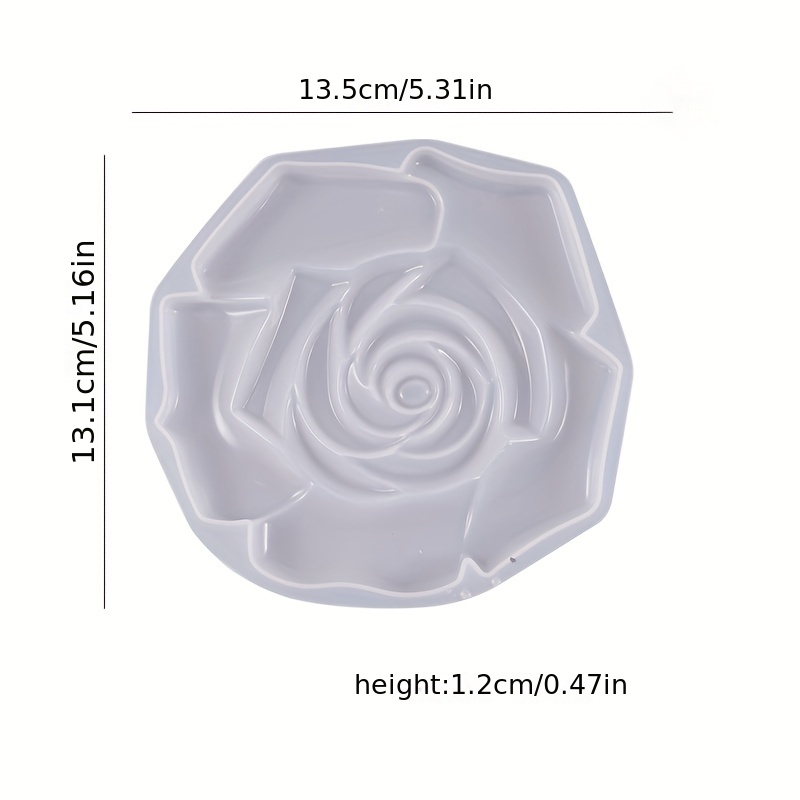 Floral Epoxy Table Molds Silicone Flower Resin Mold for Resin