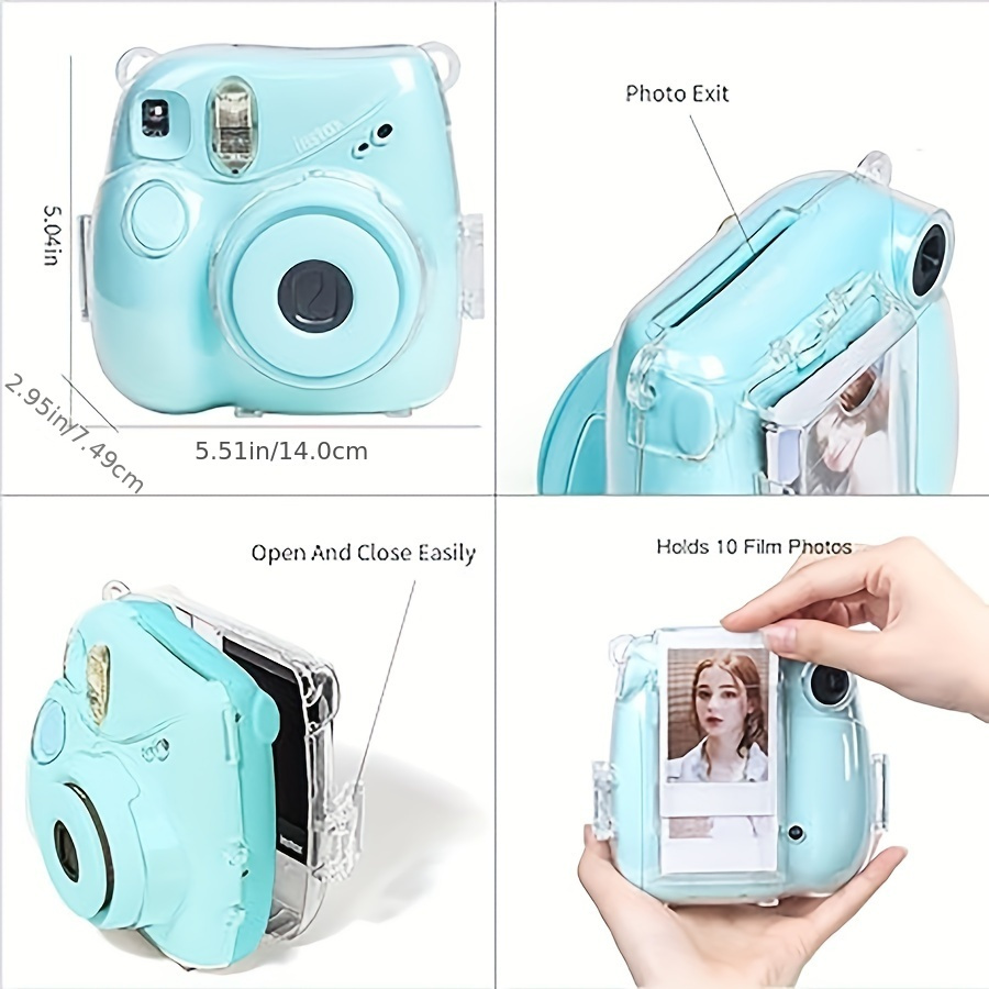 Clear Protective Case Fuji Mini 7+ Back Pocket 10 - Temu