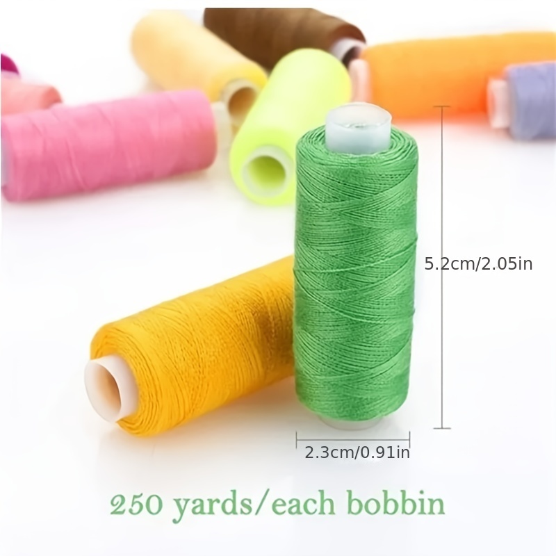 Sewing Thread Set 100 Colour 250yd Spool Polyester Thread - Temu