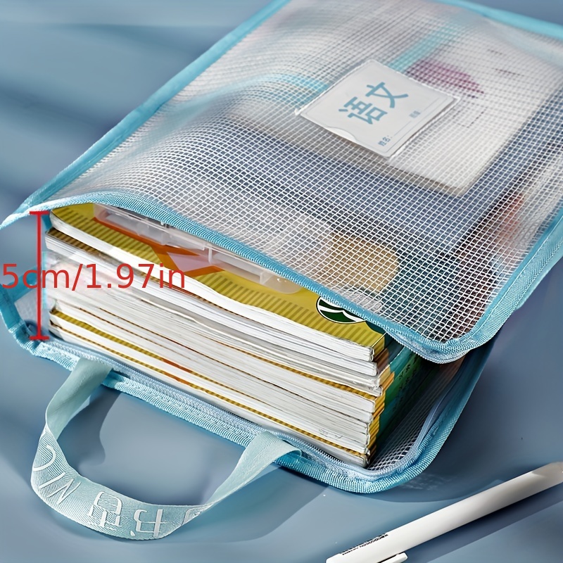 Mesh Zipper Pouch Puzzle Bags Zipper Bags Organizing - Temu Australia