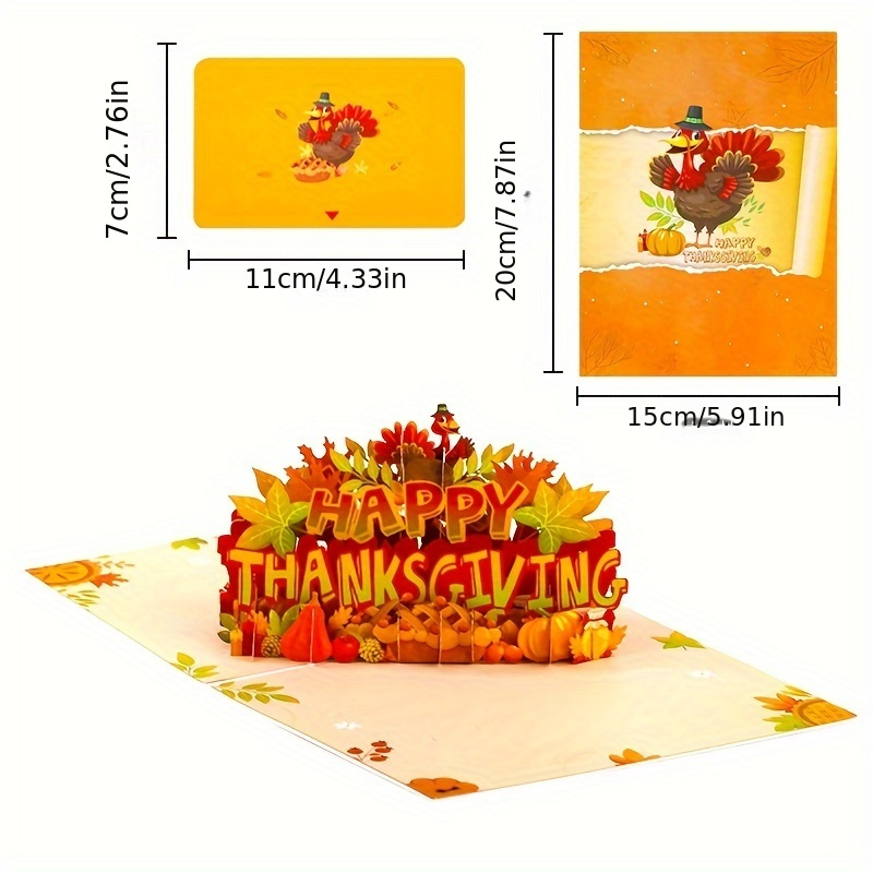 3d Greeting Pop Up Thanksgiving Card, 3d Pop-up Box Card, 3d Handmade Fall  Card, Holiday Card For Family, Fall Personalised Cards For Him Her,  Grandma, Mother, Happy Thanksgiving - Temu Germany