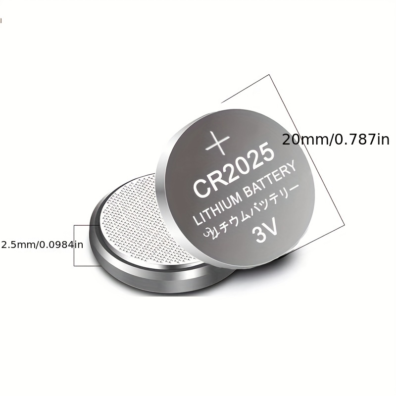 Cr2025 lithium coin battery 3v 