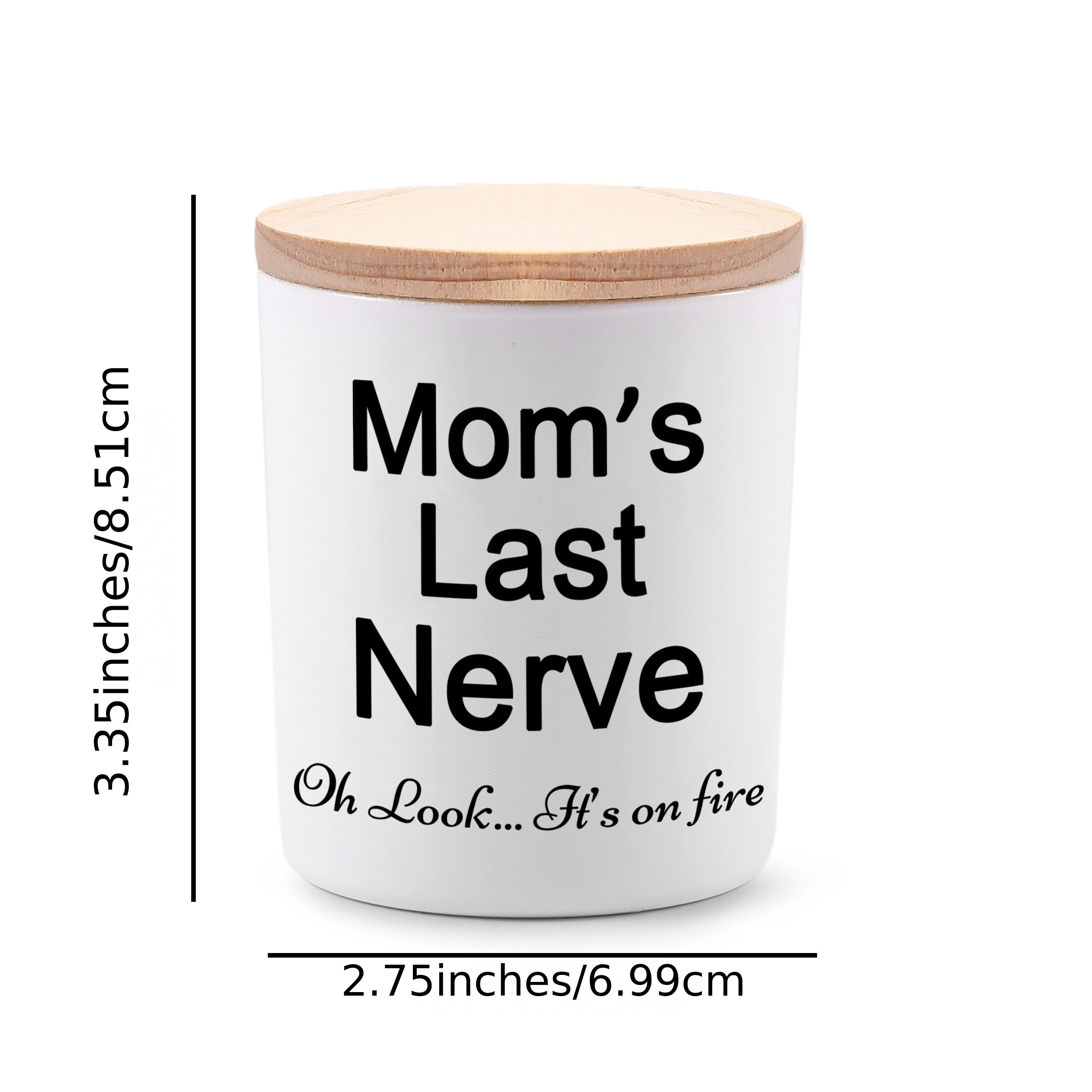 Birthday Gifts for Mom Candle, Funny Gifts for Mother Christmas Scented  Candle- Mom's Last Nerve Candle - Unique Birthday Gifts for Her, Mom, New