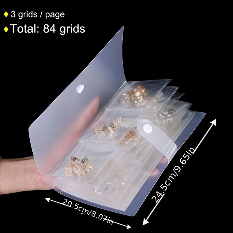  Glarks 160Pcs 5 Size PVC Self Seal Jewelry Bags Plastic Zipper  Bag Clear Storage Bags Jewelry Packaging Pouch with 30Pcs Anti Tarnish Tabs  Strips Kit for Holding Jewelry Necklace Earring Ring