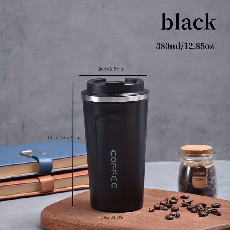 Men Gift Thermos Bottles 380ml Insulated Cup Stainless Steel Thermal Coffee  Mug