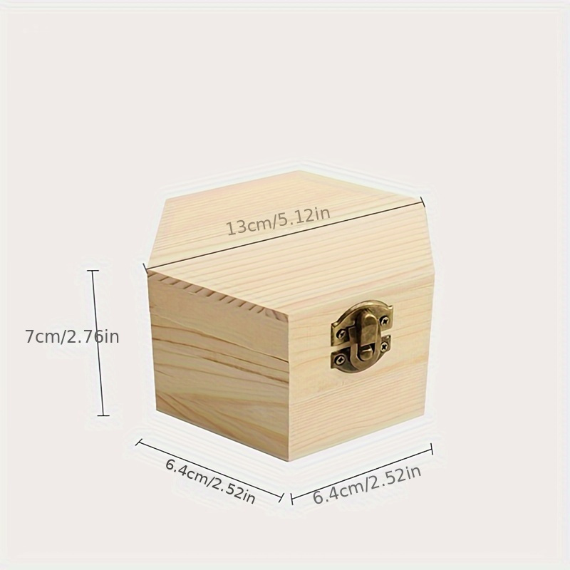 3pcs Hexagonal Storage Wooden Box Gift Set