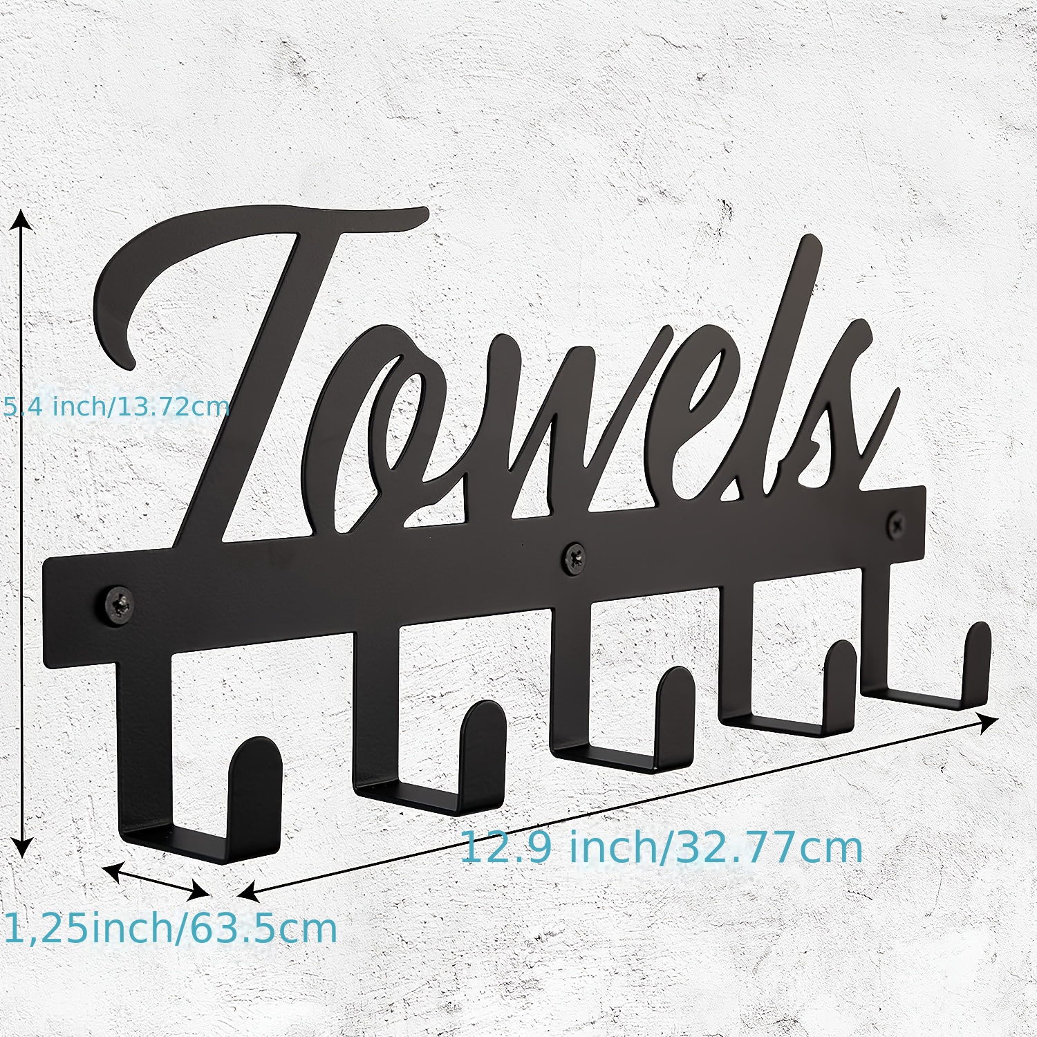 Bathroom Towel Storage Black Towel Holder Bathroom Decor Aesthetic