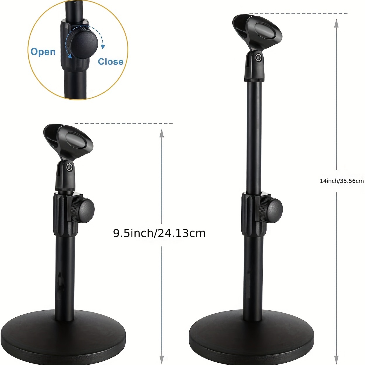  For Razer seiren mini mic boom arm, Mic desk stand Compatible  with razer seiren mini, Microphone boom arm for Gaming, Home and Office  Recording. : Musical Instruments