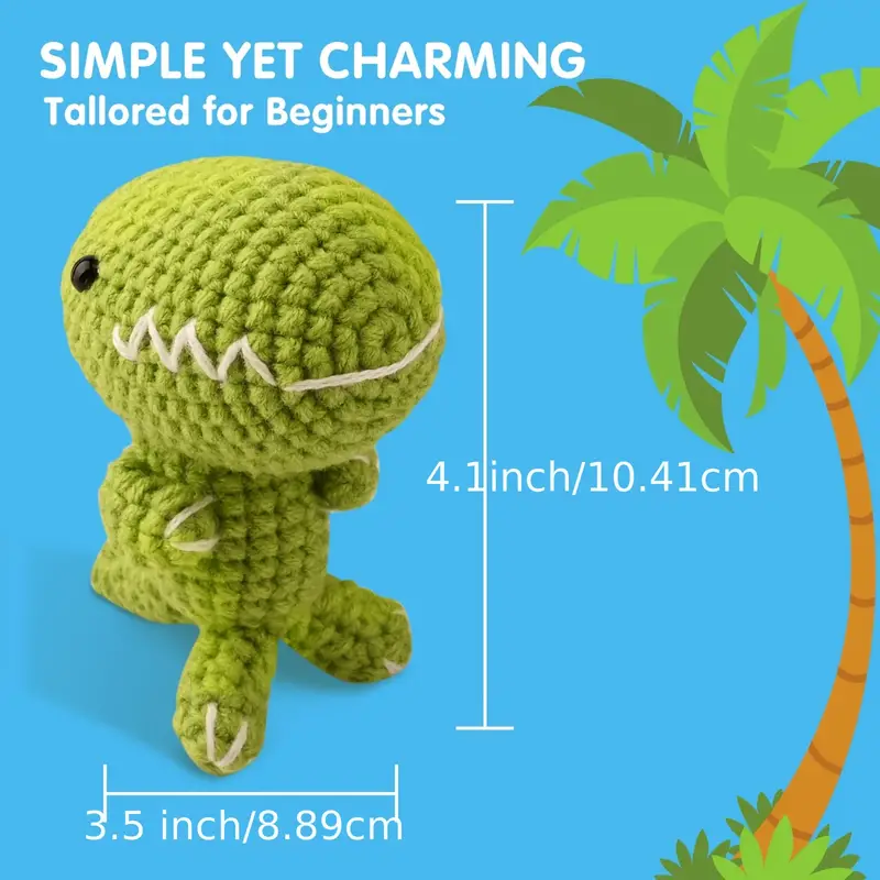 Crochet Kit For Beginners Create Your Own Cute Cartoon - Temu