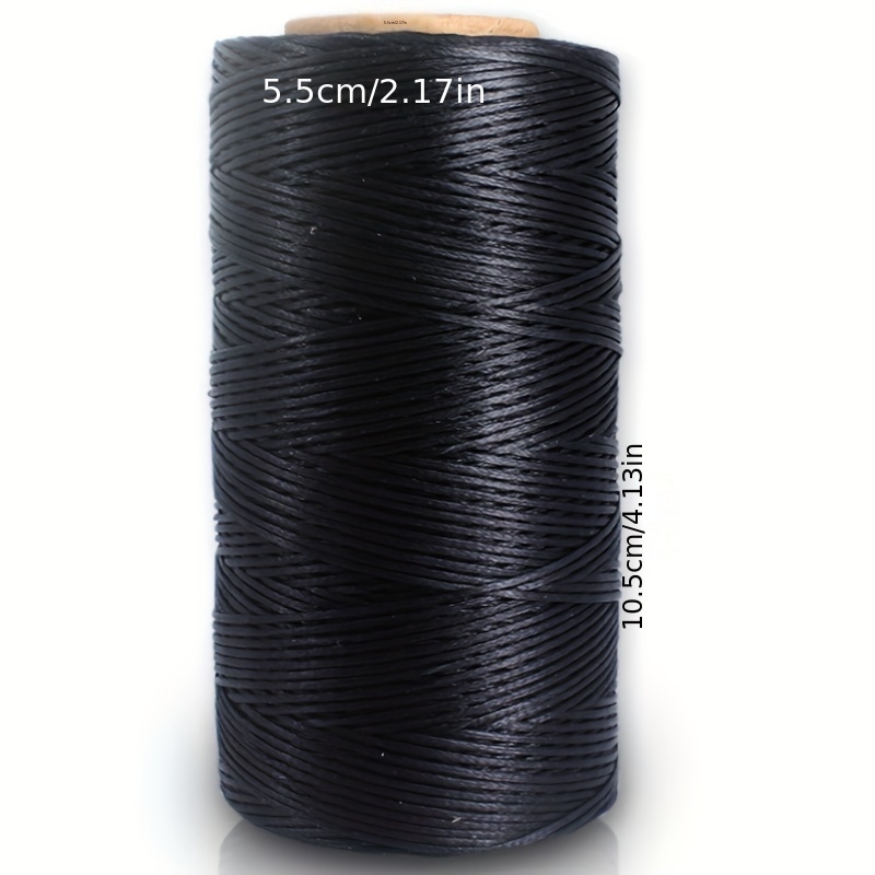 260M 1mm Sewing Waxed Thread 150D Hand Stitching Cord for Leather DIY Craft  Tool