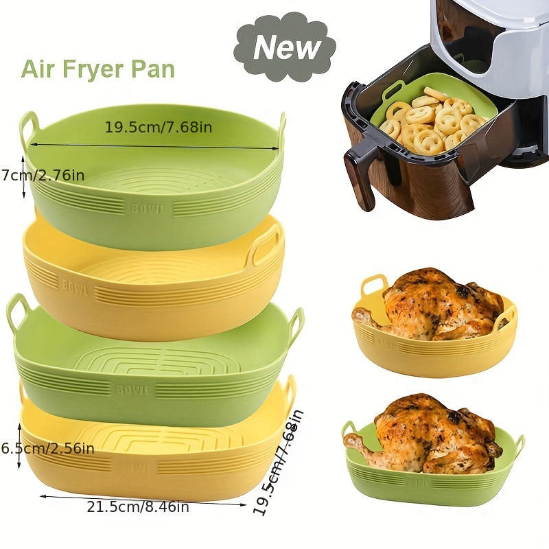 Silicone Air Fryer Liner Rectangle Silicone Air Fryer Liners 7.8