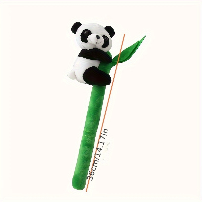 Precios baratos de peluche Mini panda de peluche con bambú juguete