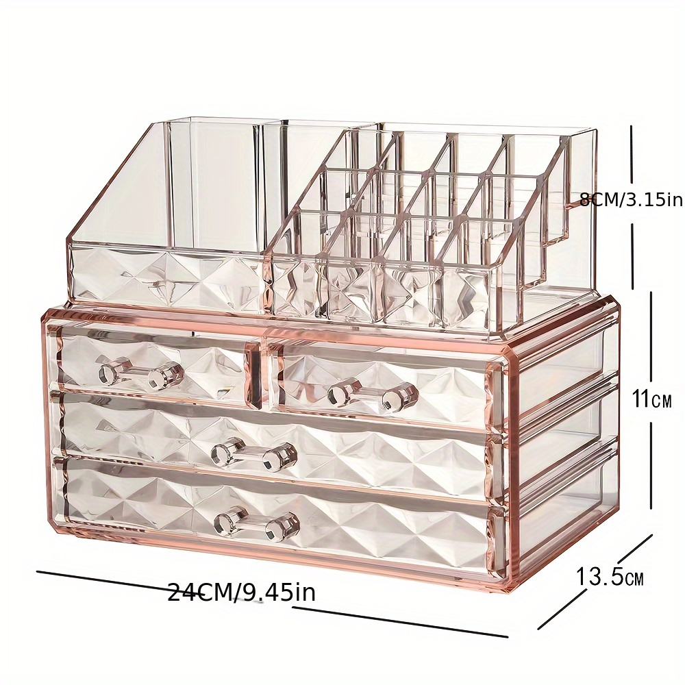 

Netroots With The Same Style Cosmetics Storage Box Transparent Dust Desktop Drawer Makeup Box