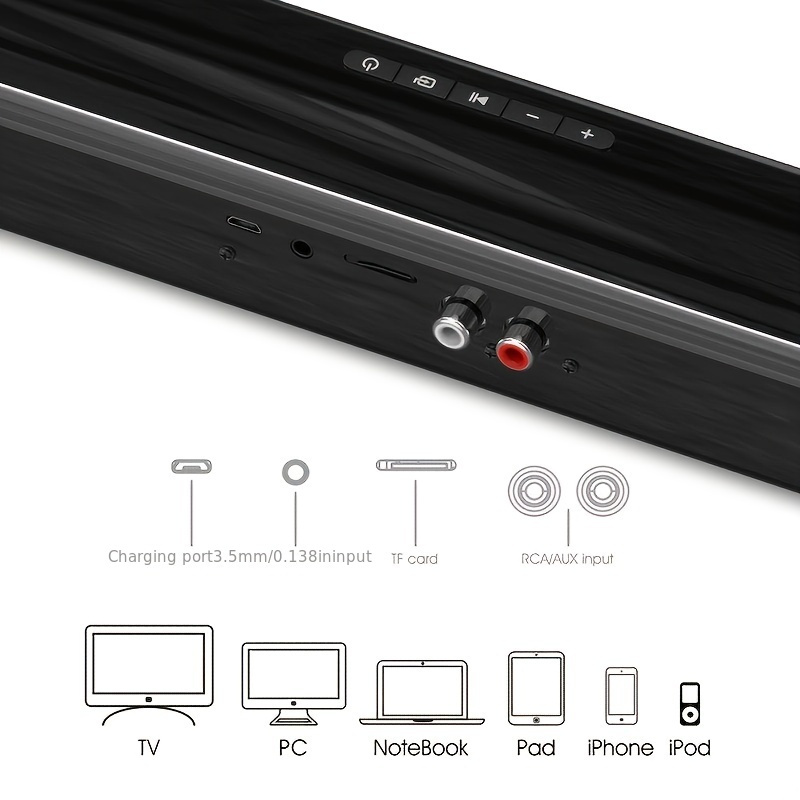 Sistema inalámbrico de altavoces con barra de sonido Bluetooth, estéreo  envolvente, proyector de TV para cine en casa, altavoz superpotente BS-10  BS-28A BS-28B – Los mejores productos en la tienda online Joom