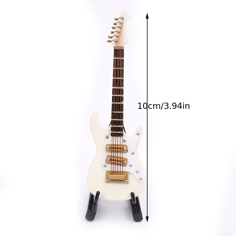 Mini Guitar Miniature Electric Guitar Bass Model Miniature Wooden