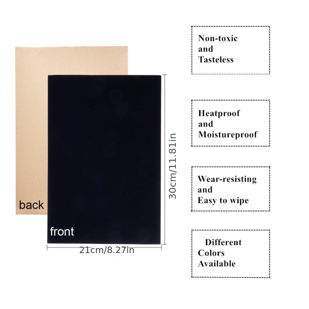 Black Felt Fabric Adhesive Sheets Multipurpose Velvet Sheet Sticky