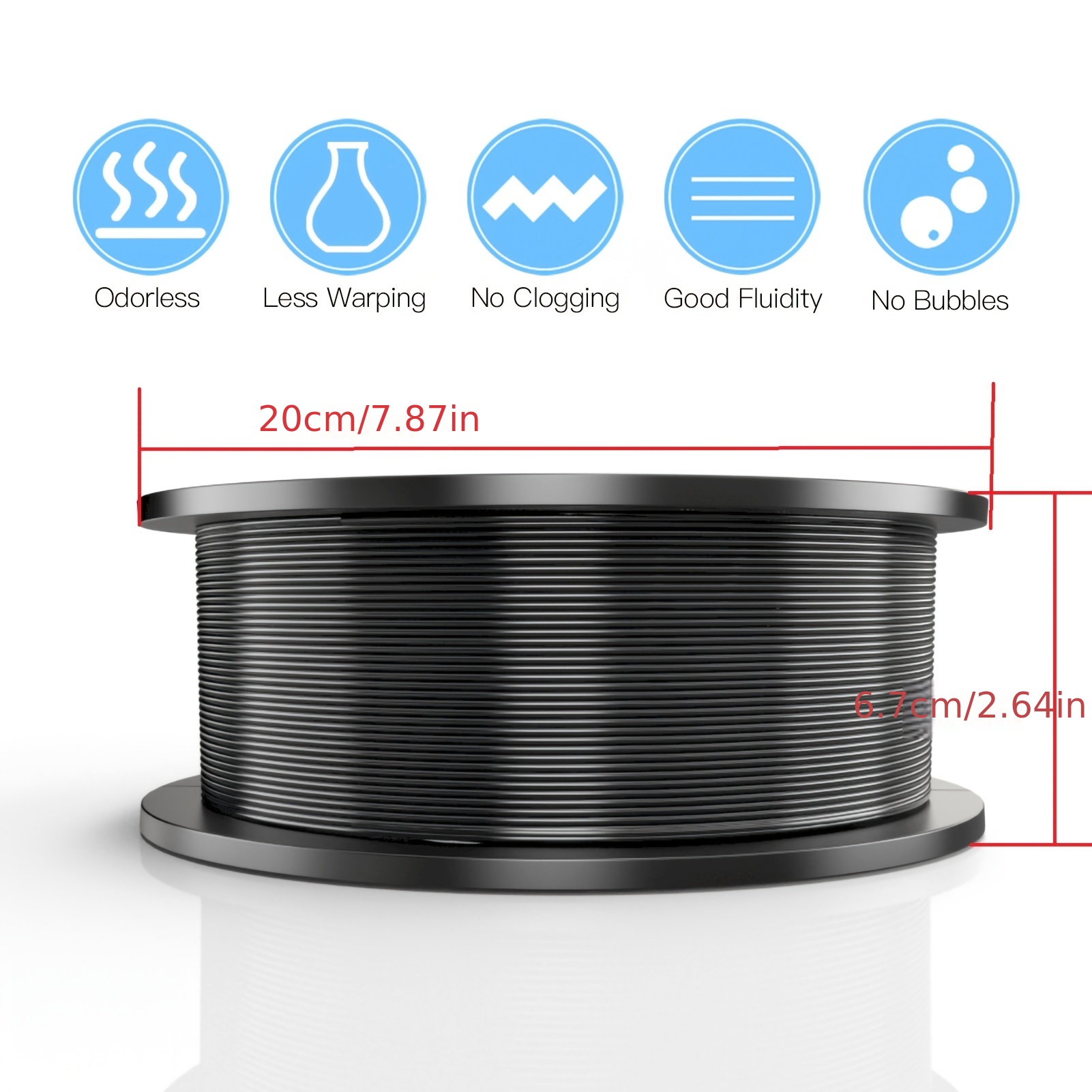 CREALITY Silk PLA Filament 1.75 mm 3D Printer Material Dual Color PLA  No-Tangling Strong Bonding Overhang Performance