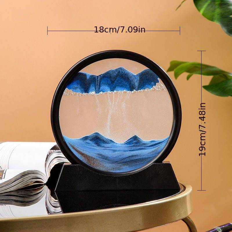Moving Sand Art Picture Round Glass 3D Review 2021 - Moving Sand Art Wall  Mount 