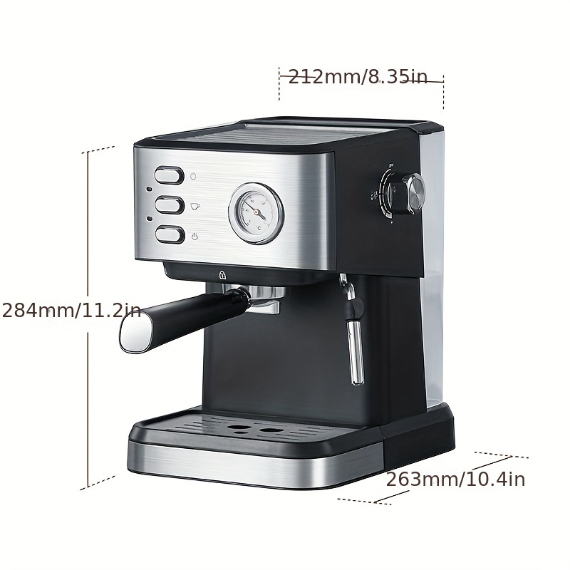 Espresso Automatic Coffee Machine Household Milk Foam and Grinder