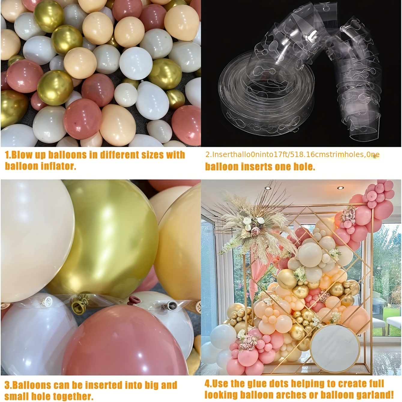 Matte Pastel Balloon Garland DIY, How To