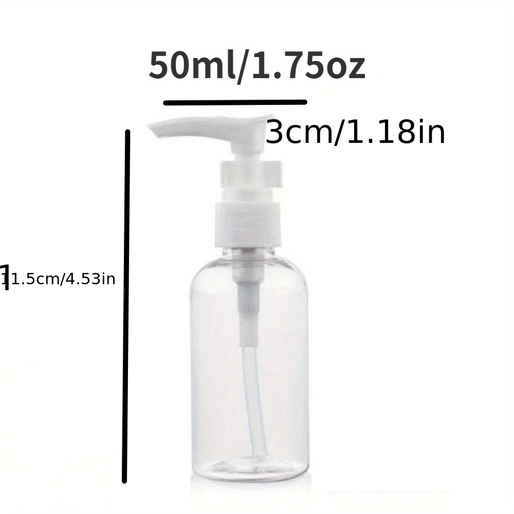Refillable Pump Bottle Shampoo Conditioner Lotion Soap Crystal 