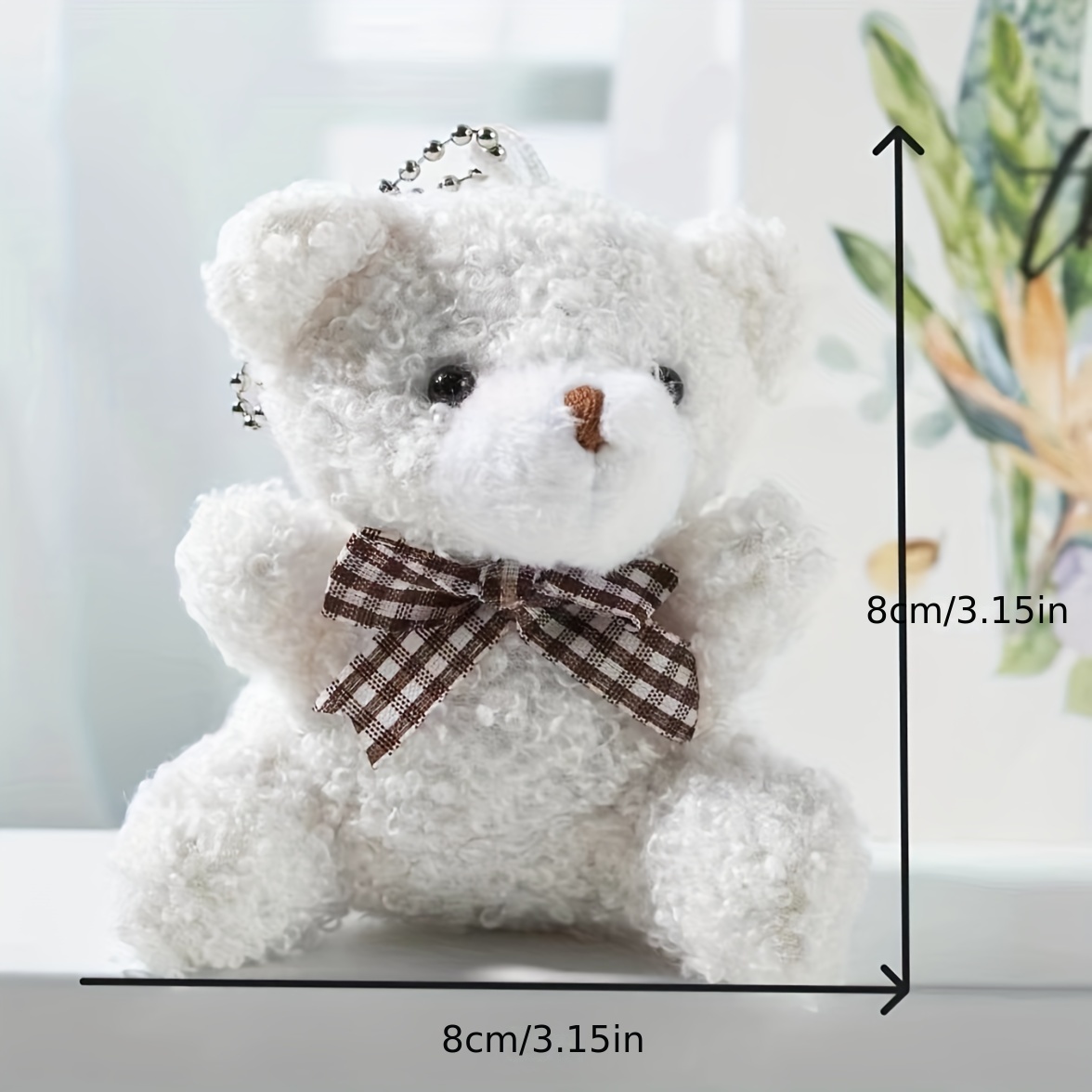 Cartoon Cute Bow Tie Rabbit Doll Toy, Plush Pendant Backpack Charm Doll  Keychain Gift For Friend - Temu