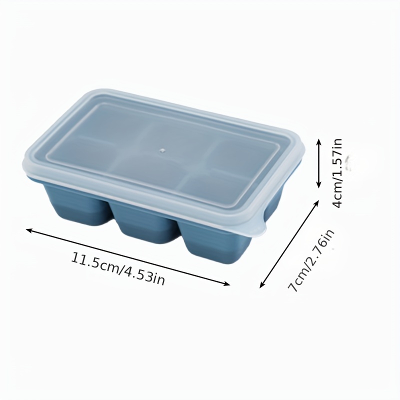 Mini Ice Cube Trays with Lid, Small Ice Cube Molds for Freezer, Stackable Ice  Tray for Summer 