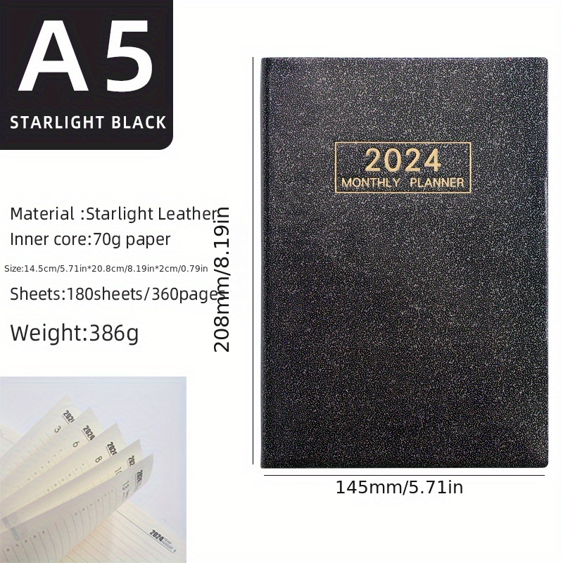 Starlight Black Paper Journal