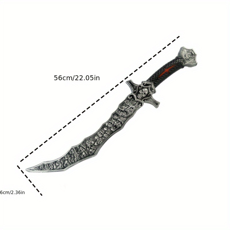 5 piezas de cuchillo pirata de plástico pequeña daga de asesino para  accesorios de disfraz de pirata, accesorios de fiesta de pirata,  suministros de