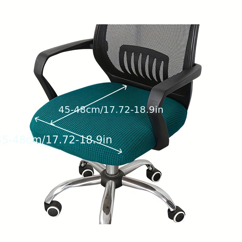 Kaufe Stretch-elastischer Samt-2-teiliger universeller Computerstuhl- Sitzbezug, drehbarer Bürostuhl-Schonbezug